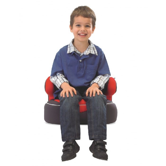 Booster Car Seat DREAM, red/grey Baby Service Bali Baby Equipment